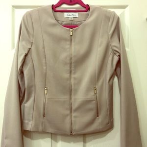 Calvin Klein suit jacket stone color size 8